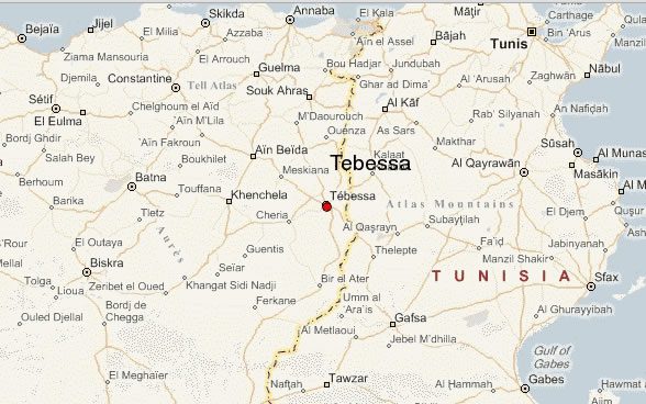 tebessa city map